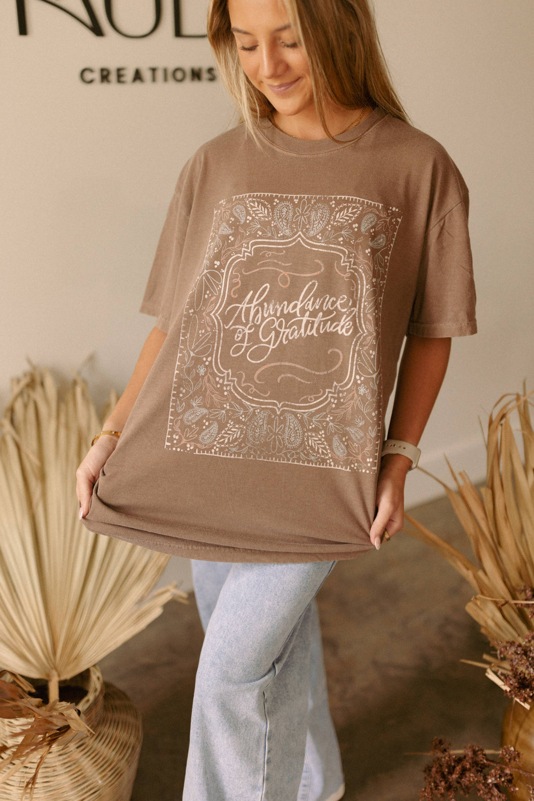 Bandana Gratitude Graphic Tee
