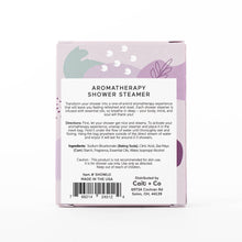 Load image into Gallery viewer, Luxe Lavender + Oat Shower Steamer Fizzy Bomb