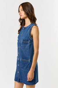 Stevie Braided Denim Dress