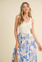 Load image into Gallery viewer, Sunny Floral Mixed Media Midi Dress