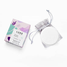 Load image into Gallery viewer, Luxe Lavender + Oat Shower Steamer Fizzy Bomb