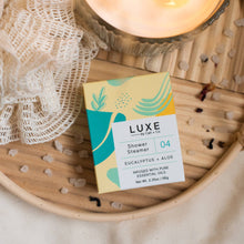 Load image into Gallery viewer, Luxe Eucalyptus + Aloe Shower Steamer Fizzy Bomb