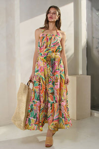 Cozumel Tropical Maxi Dress