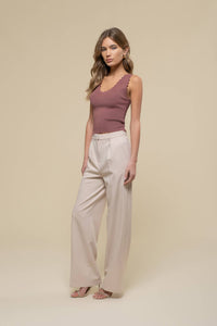 Brown Scallop Tank