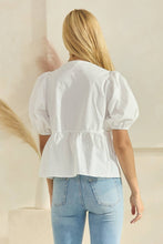 Load image into Gallery viewer, Butter Yellow Poplin Top