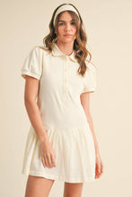 Load image into Gallery viewer, Polo Navy Mixed Media Romper