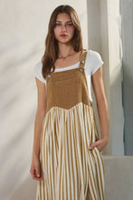 Load image into Gallery viewer, Daydreamer Striped Overall Dress