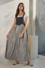 Load image into Gallery viewer, Daydreamer Striped Overall Dress