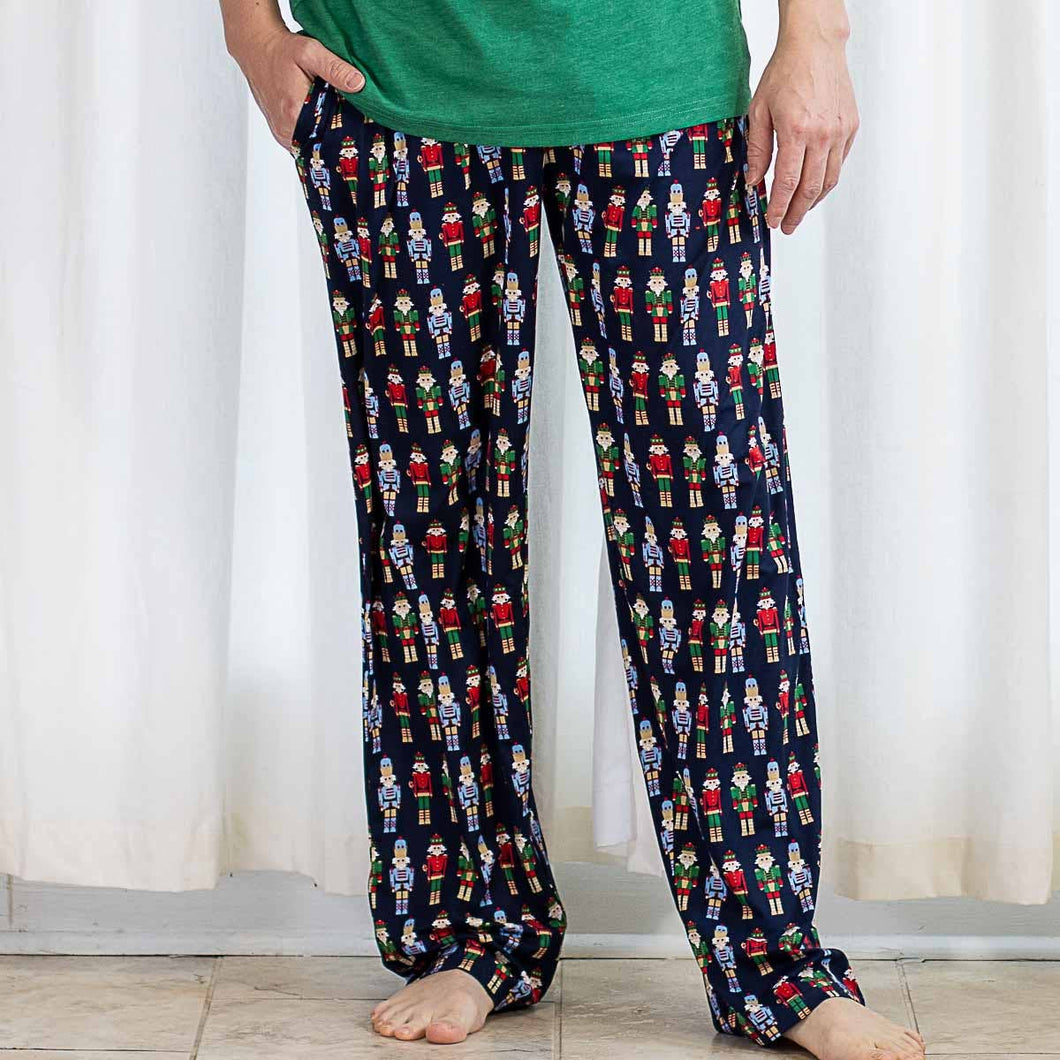 Navy Nutcracker March Sleep Pants Unisex