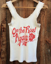 Load image into Gallery viewer, On The Road Again Vintage Lace Tank