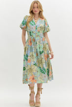 Load image into Gallery viewer, Floral Zipper Front Dress