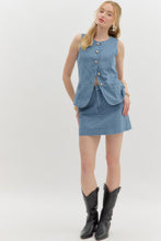Load image into Gallery viewer, Dreamer Denim Skort