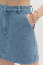 Load image into Gallery viewer, Dreamer Denim Skort