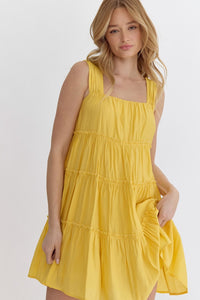 Lemon Yellow Dress