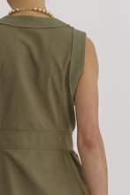 Load image into Gallery viewer, Autumn Olive Zipper Dress