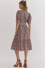 Load image into Gallery viewer, Falling for Florals Brown Dress