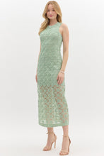 Load image into Gallery viewer, Seaglass Sheer Bottom Maxi Dress