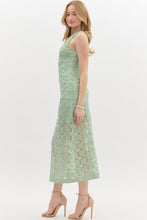 Load image into Gallery viewer, Seaglass Sheer Bottom Maxi Dress