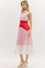 Load image into Gallery viewer, Office Party Red Stripe Dress