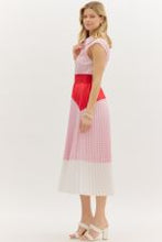 Load image into Gallery viewer, Office Party Red Stripe Dress
