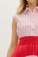 Load image into Gallery viewer, Office Party Red Stripe Dress