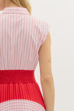Load image into Gallery viewer, Office Party Red Stripe Dress