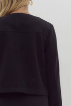 Load image into Gallery viewer, Mod Collarless Black Jacket