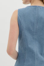 Load image into Gallery viewer, Dreamer Denim Split Vest