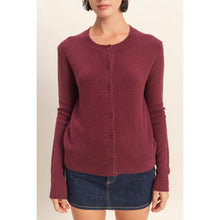 Load image into Gallery viewer, Cream Crew Neck Cardigan
