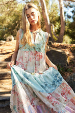 Load image into Gallery viewer, Florence Lace Floral Mix Maxi Dress
