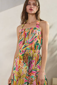 Cozumel Tropical Maxi Dress