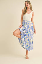 Load image into Gallery viewer, Sunny Floral Mixed Media Midi Dress