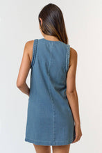 Load image into Gallery viewer, Stevie Braided Denim Dress