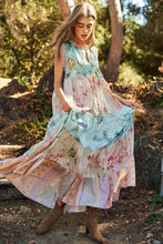 Load image into Gallery viewer, Florence Lace Floral Mix Maxi Dress
