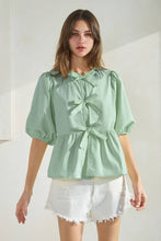 Load image into Gallery viewer, Butter Yellow Poplin Top