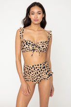 Load image into Gallery viewer, Leopard Ruffle Highwaist Bikini