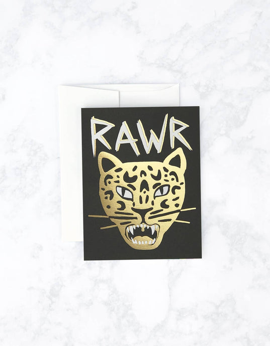 RAWR with Foil Card