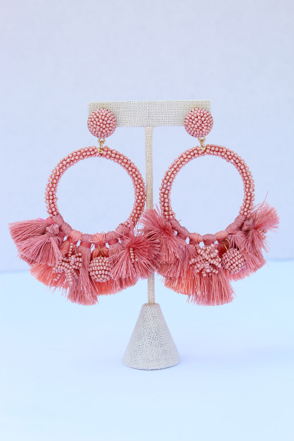 Baru Pink/Coral Earrings