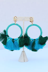 Baru Teal Earrings