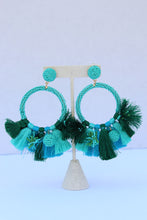 Load image into Gallery viewer, Baru Teal Earrings