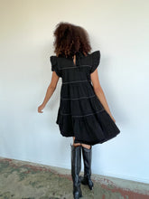 Load image into Gallery viewer, Bambi Black Denim Dress