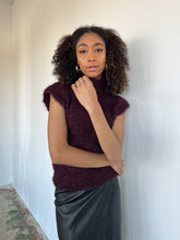 Load image into Gallery viewer, Bianca Burgundy Sleeveless Sweater