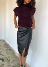 Load image into Gallery viewer, Lenny Vegan Leather Pencil Skirt