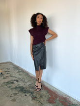 Load image into Gallery viewer, Lenny Vegan Leather Pencil Skirt