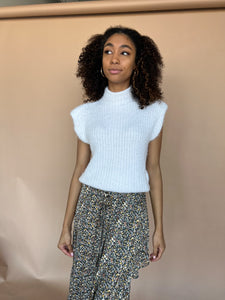 Bianca Ivory Sleeveless Sweater
