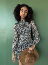Load image into Gallery viewer, Dark Romance Floral Dress