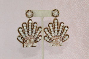 Treasure Jewel Seashell Earrings