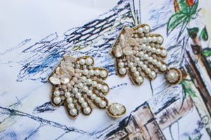 Treasure Jewel Seashell Earrings