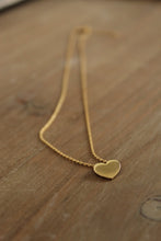 Load image into Gallery viewer, Love You Gold Heart Necklace