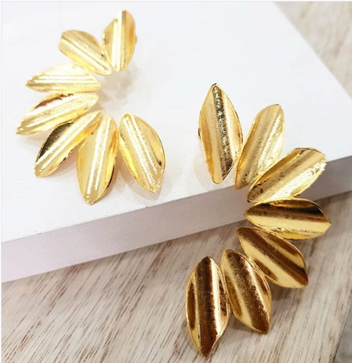 Abientot Gold Earrings